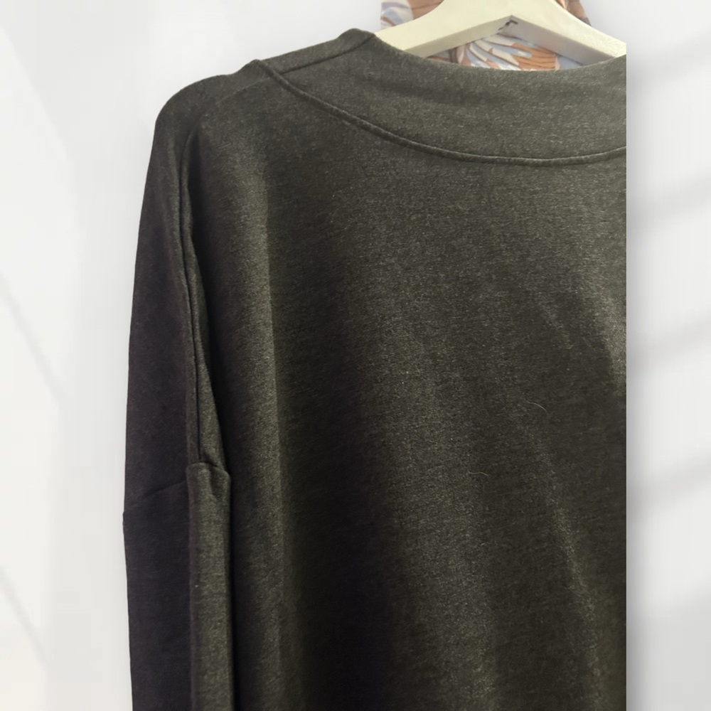 🇨🇦🆕NWT SMASH + TESS |2XL| Cozy minimalist Maya Lightweight Charcoal Cardigan* - Picture 7 of 16